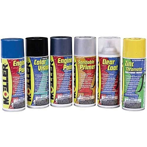 Engine Spray Paint, Johnson/Evinrude Light Blue Metallic 78-87