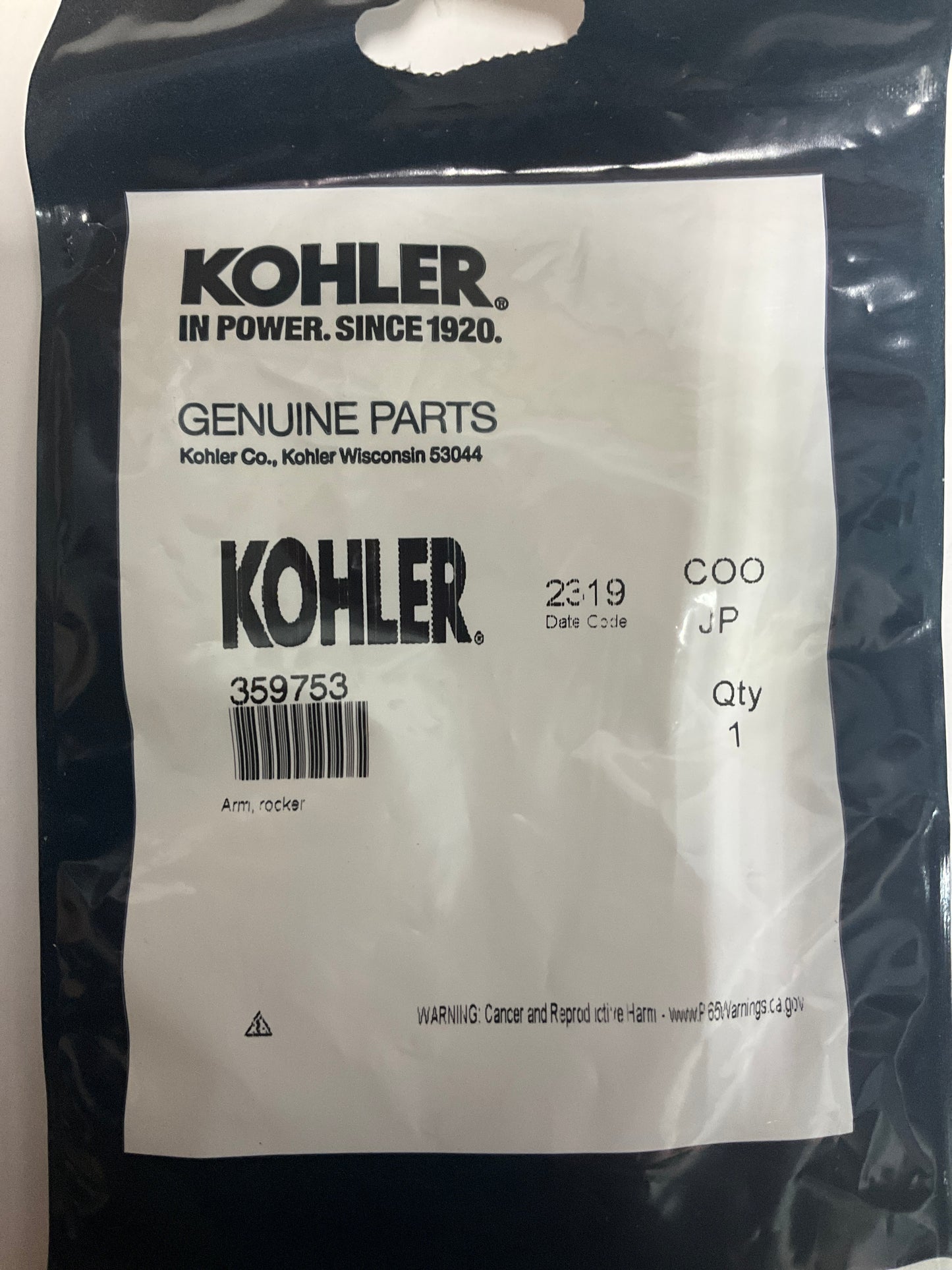 Kohler 359753 Rocker Arm
