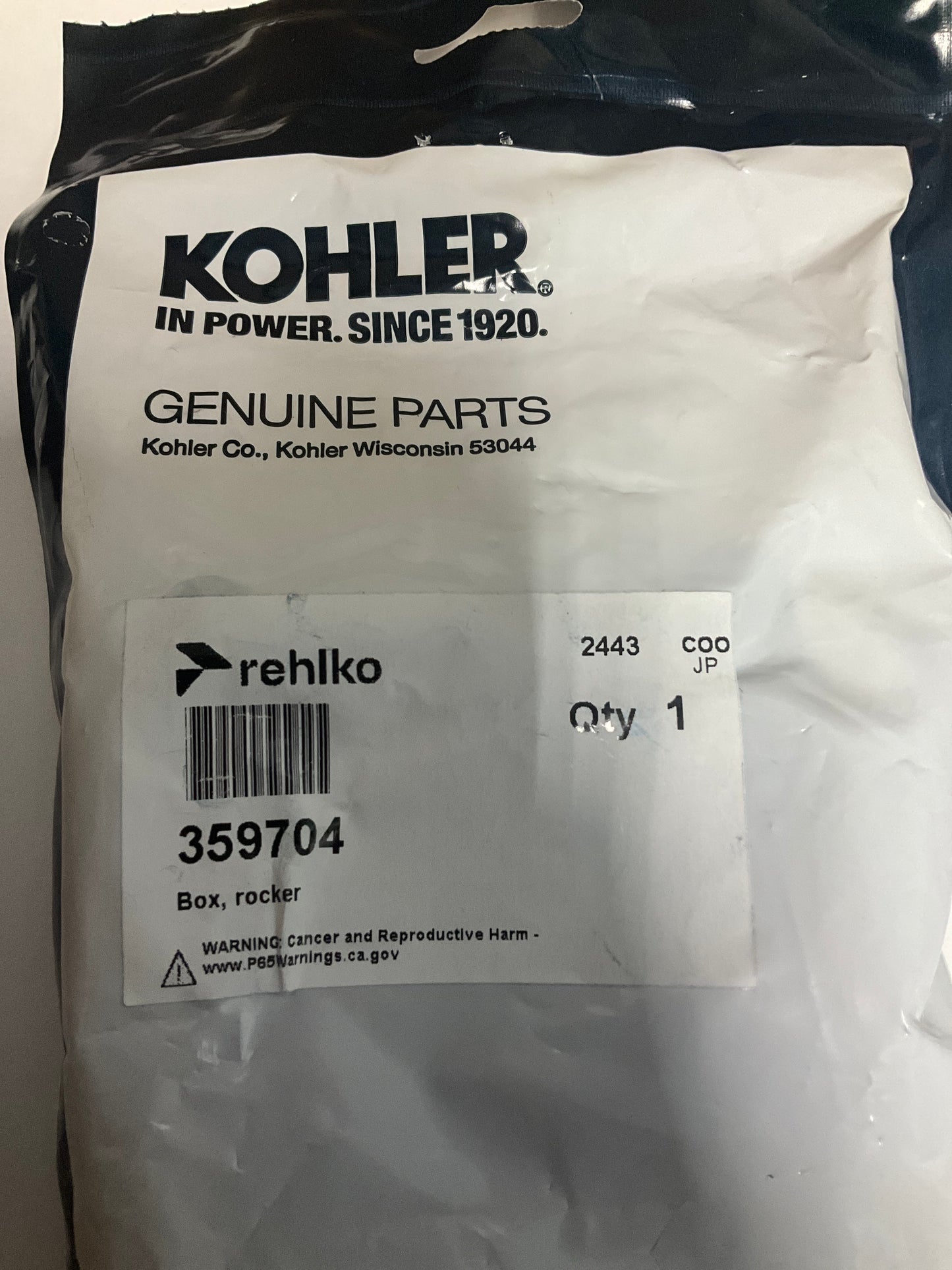 Kohler 359704 Valve Cover