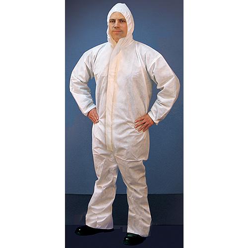 Buffalo Microporous Disposable Coverall With Hood, XL