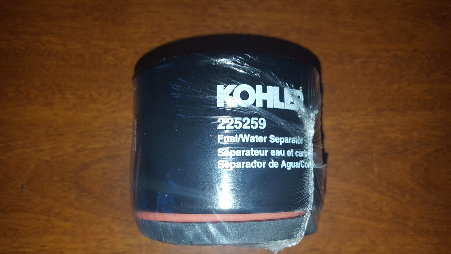 Kohler OEM 225259 Fuel / Water Separator