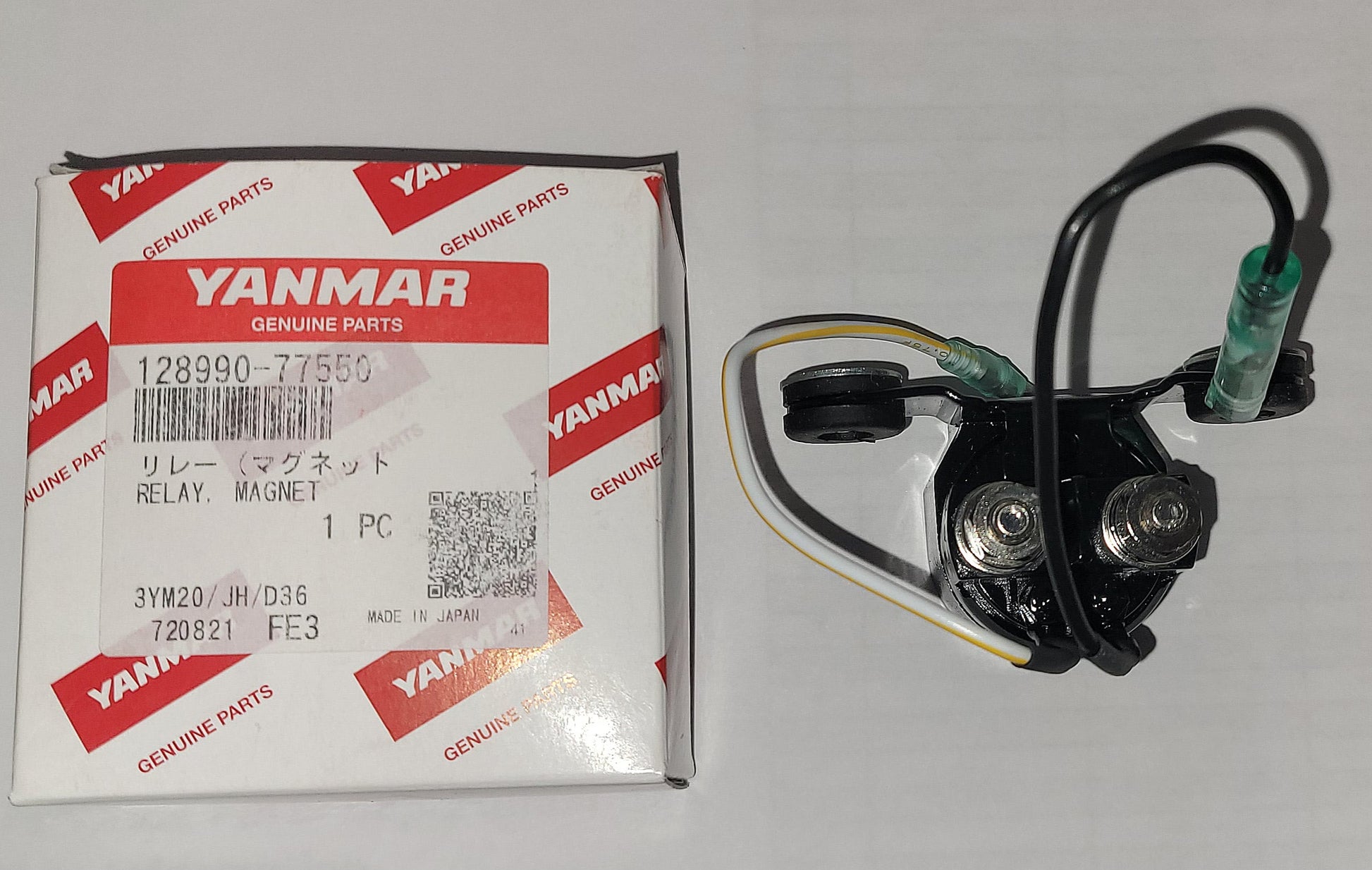 Yanmar 128990-77550 Magnetic Starter Relay