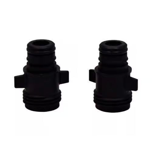Flojet 20381-007 Snap-In Garden Hose Fittings - Port x 3/4 Inch Hose, EPDM