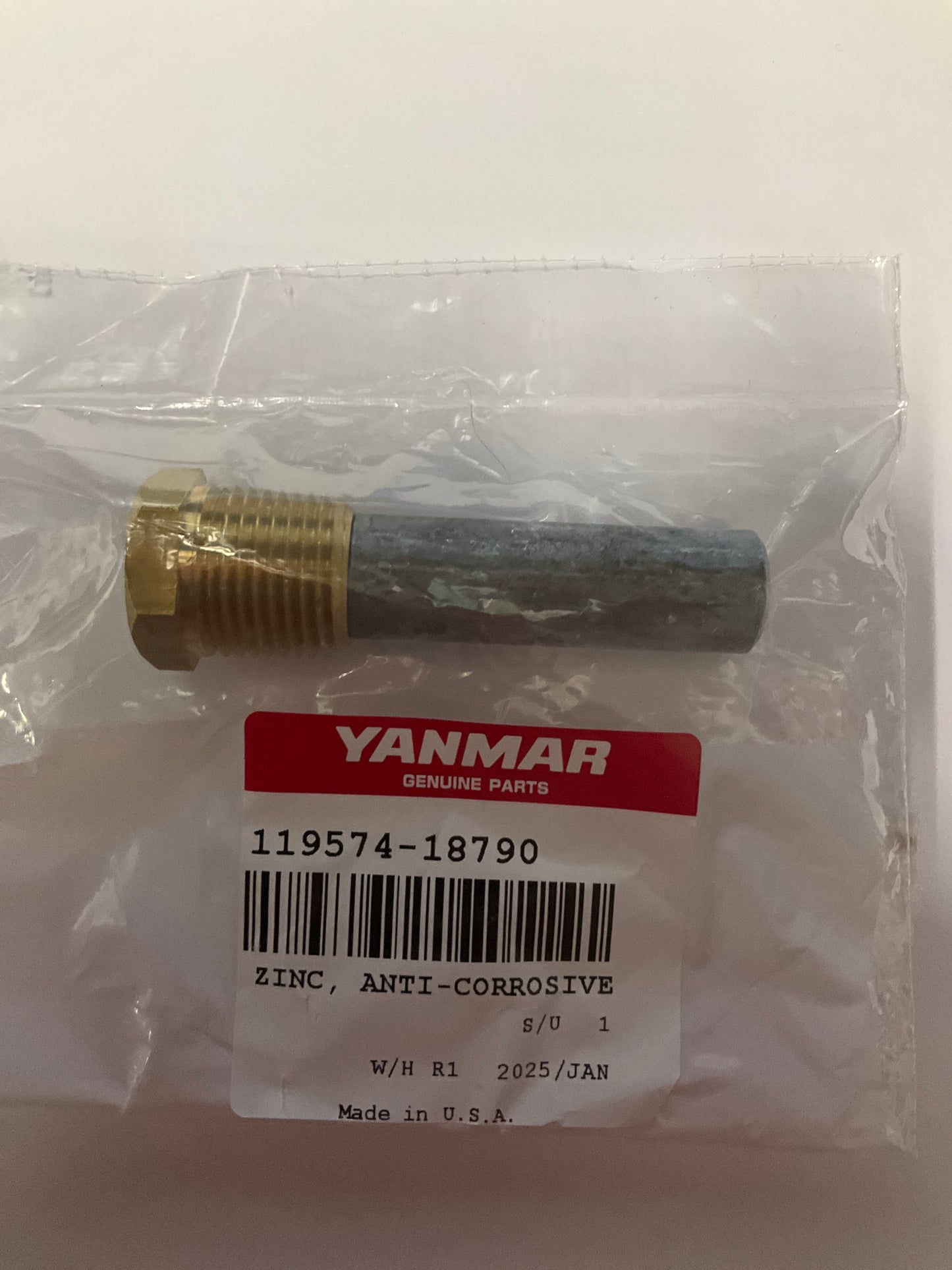 Yanmar OEM Zinc 119574-18790