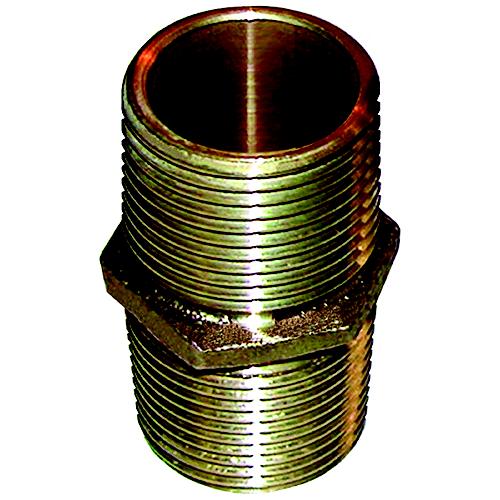 Groco PN750 Bronze Pipe Nipple, 3/4" NPT