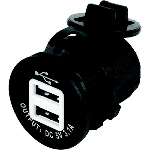 SeaDog 4265151 Double USB 12V-24V Input Power Socket