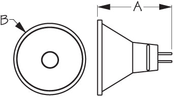 HALOGEN BULB WITH REFLECTOR MR-16