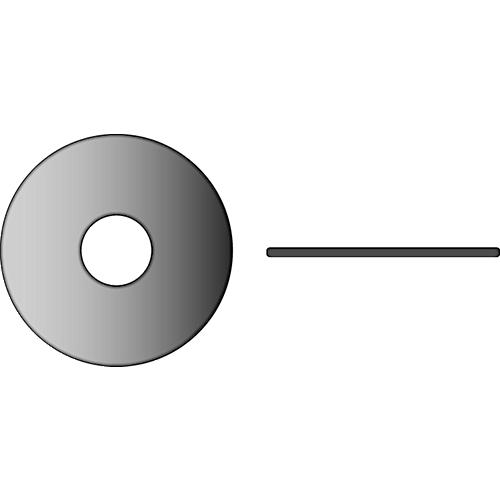 Fender Washer 5/16", SS, 4-1862