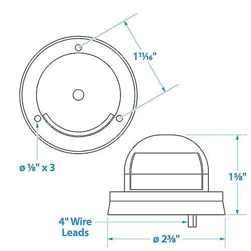 Stern Light- Horizontal Mount
