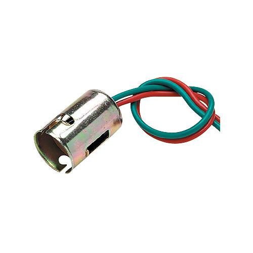 Seachoice Bayonnet Socket, Brite Steel With 6' Wire Lead