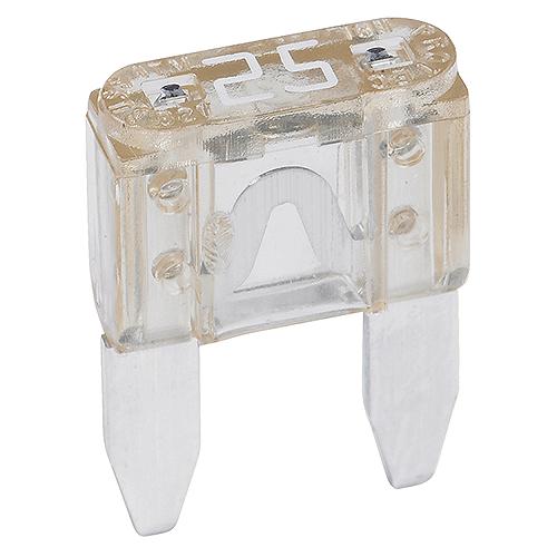 Mini Plug-In Fuses (25 Amp, Clear)