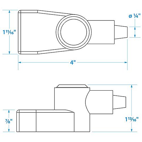 Seachoice Marine Type Battery Terminal Covers (Set Includes 1 Red and 1 Black) Fits Terminals With Wing Nut
