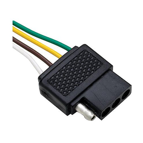 Seachoice 4 Pole Flat Female Trailer Connector for Car Side, 50-13901