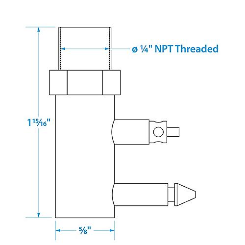 Economy Fuel Conn Omc 1/4 Np