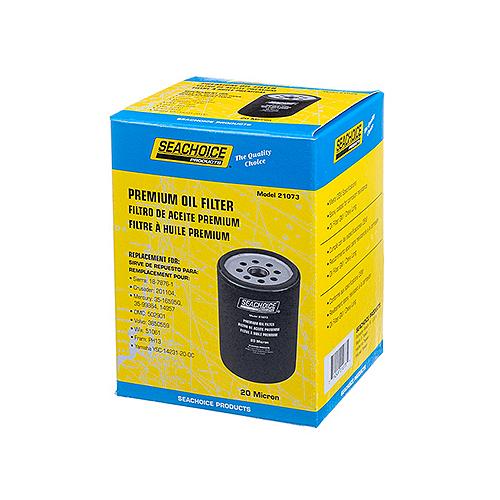 Seachoice 21073 Premium Oil Filter, GM Long Style