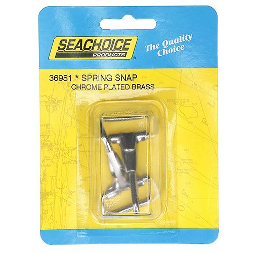 Seachoice 36951 Chrome Plated Spring Snaps, Pack of 2