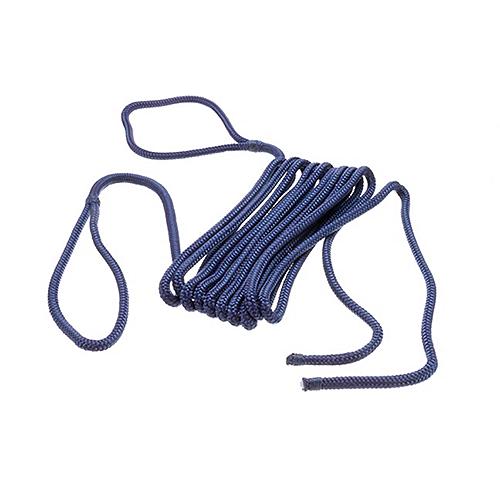 Seachoice Double-Braid Nylon Fender Line, 1/4 In. X 6 Ft., Navy Blue