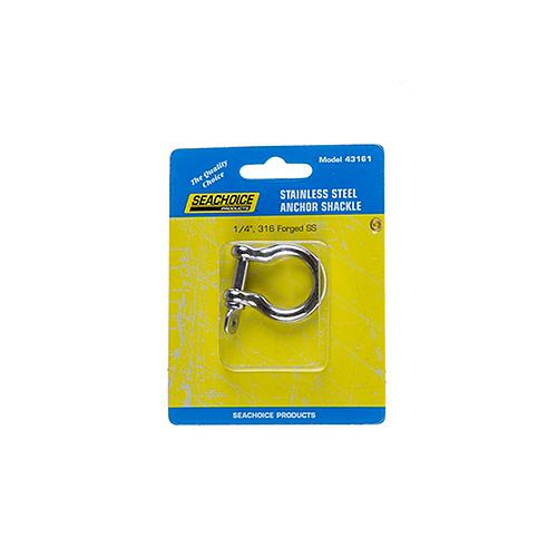 Seachoice Stainless Steel Anchor Shackle, 1/4 In., 43161