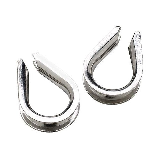Seachoice 43370 Stainless Steel Wire Rope Thimble, 3/4"