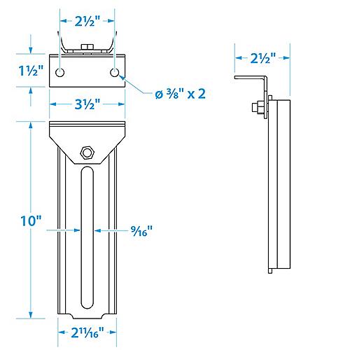 10" Swivel Bolster Bracket