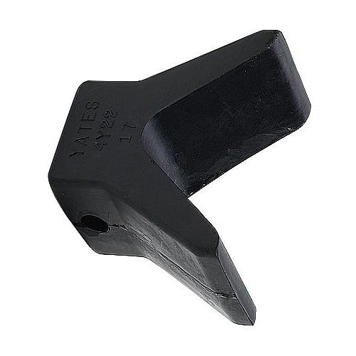 Seachoice Black Rubber Molded "Y" Bow Stop, 56261