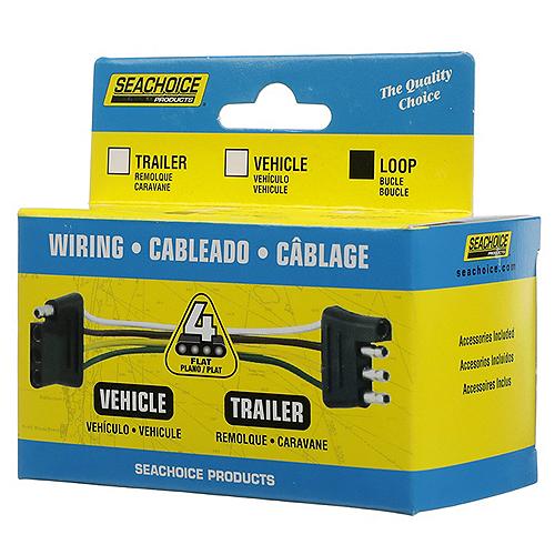 Seachoice Trailer Side Connector Extension, 4 Way Flat., 60 In.