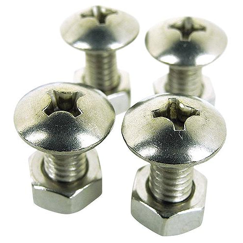 Seachoice 59923 Machine Screws & Nuts for License Plate