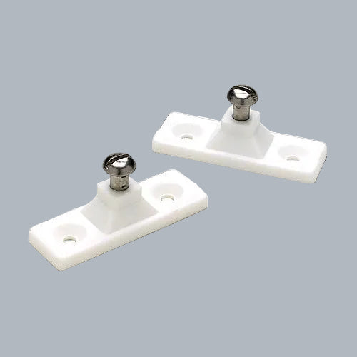 Side Mt Deck Hinge - White