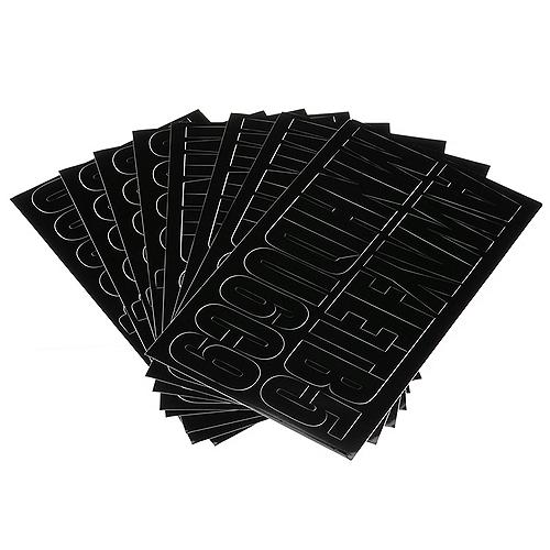 Seachoice 3-1/4" 148 Piece Letter & Number Kit - Black