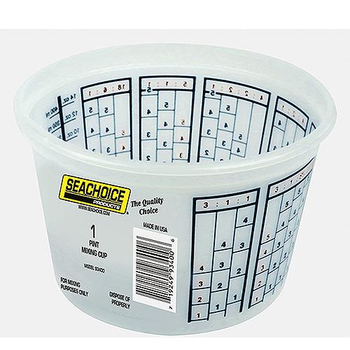 Plastic mixing cup 1 pint