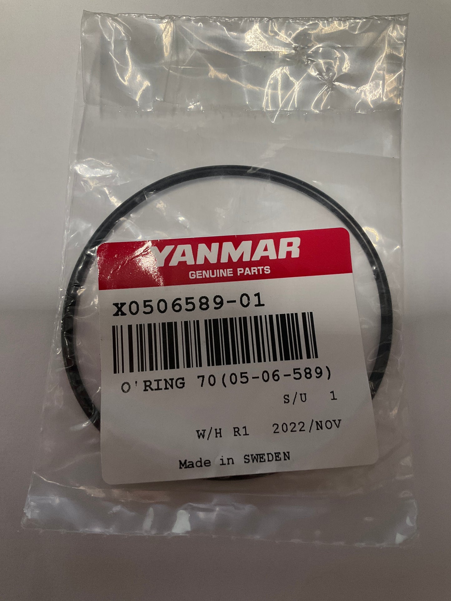 X0506589-01 Yanmar OEM O-ring