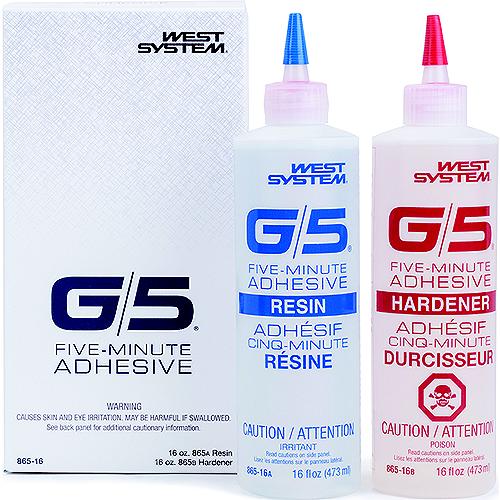 G/5 Five-Minute Adhesive 865 16ozA/16ozB