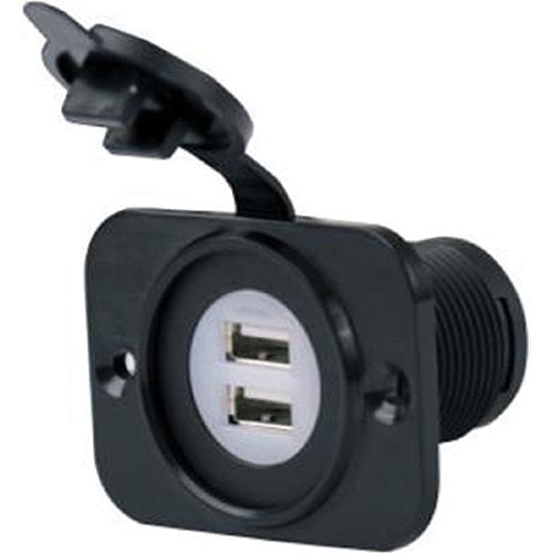 Marinco 12VDUSB SeaLink Deluxe Dual USB Charger Receptacle 12-24V