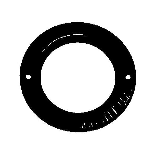 3" TILLER ROPE GROMMET BLACK