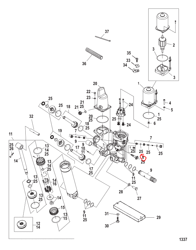 Kit, Relief Valve, Quicksilver 89329A01