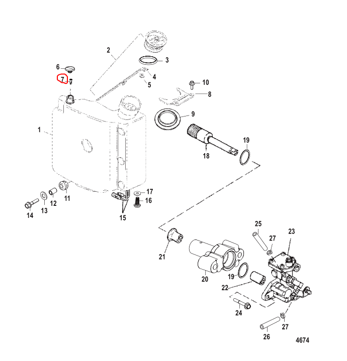 Check Valve, Quicksilver 64871
