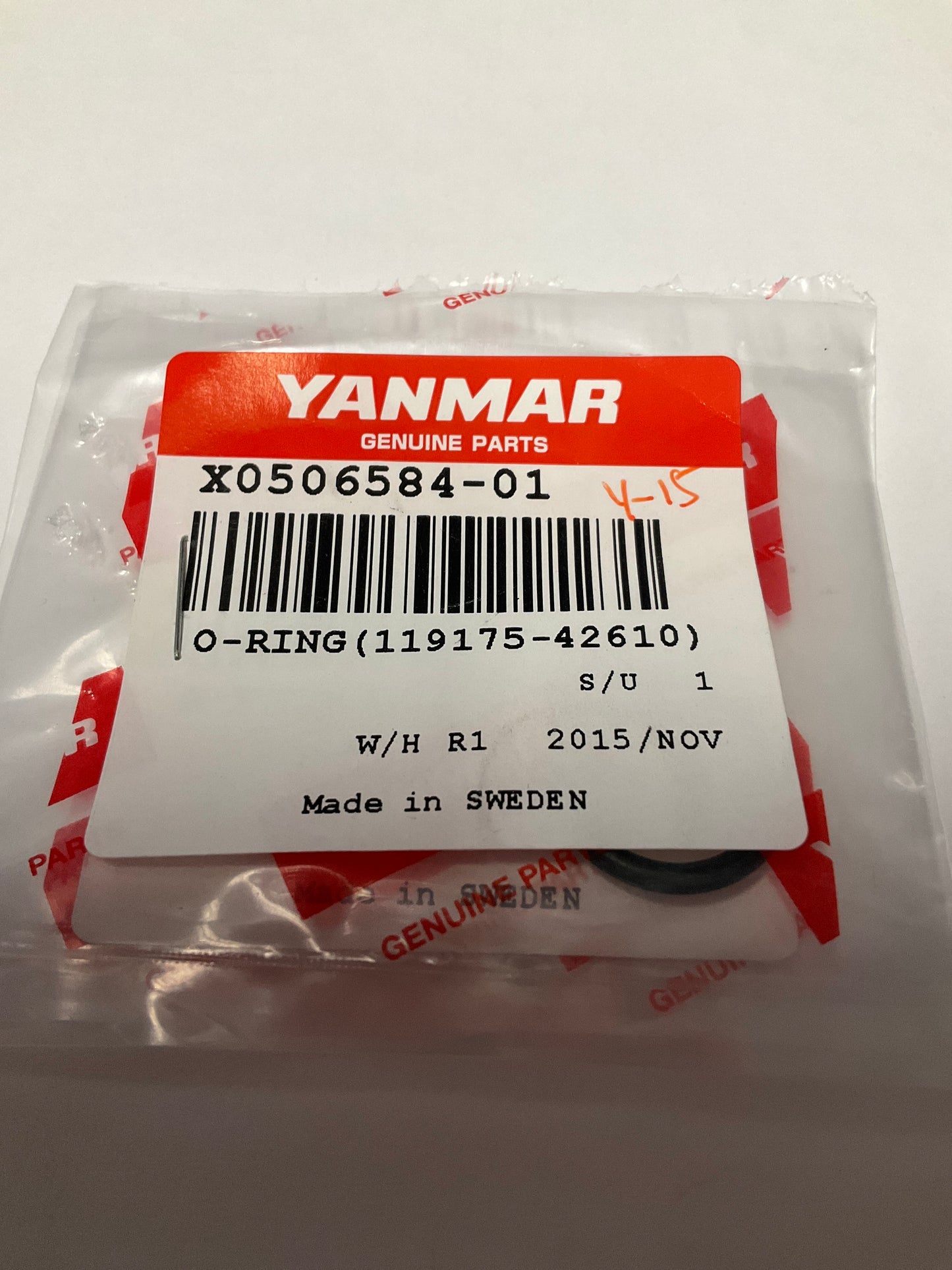 Yanmar X0506584-01 O-Ring