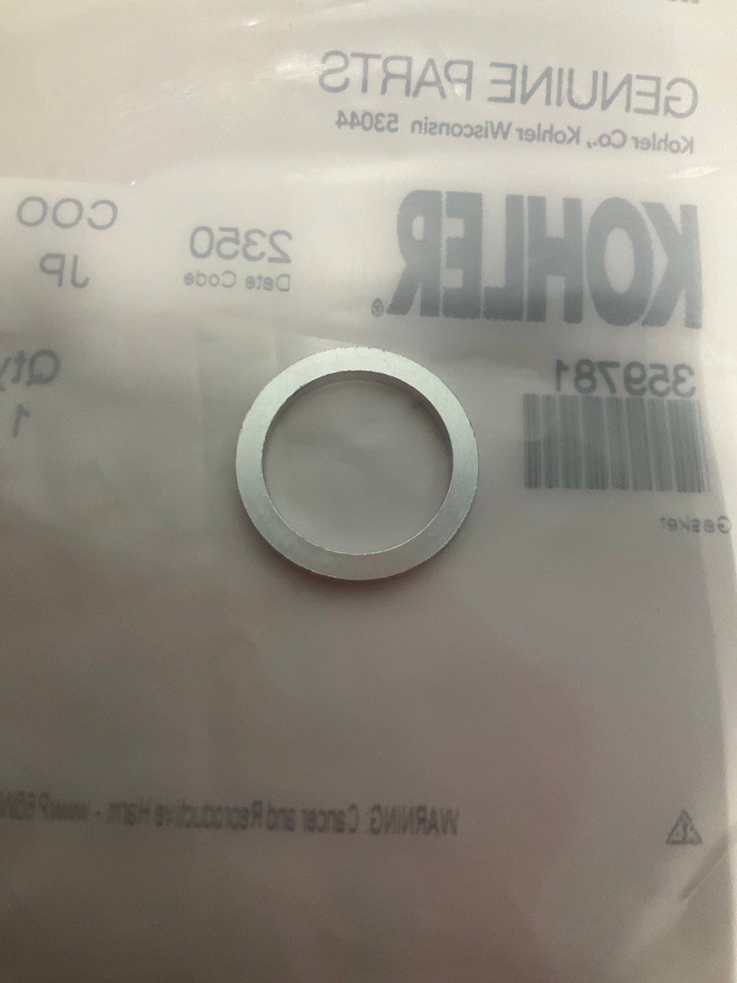 Kohler 359781 Sender gasket