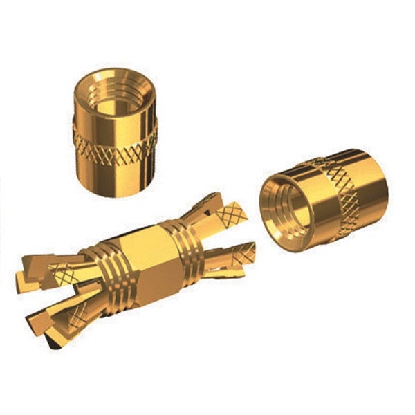 PL258 Gold Plated Solderless Double Female VHF Radio Connector