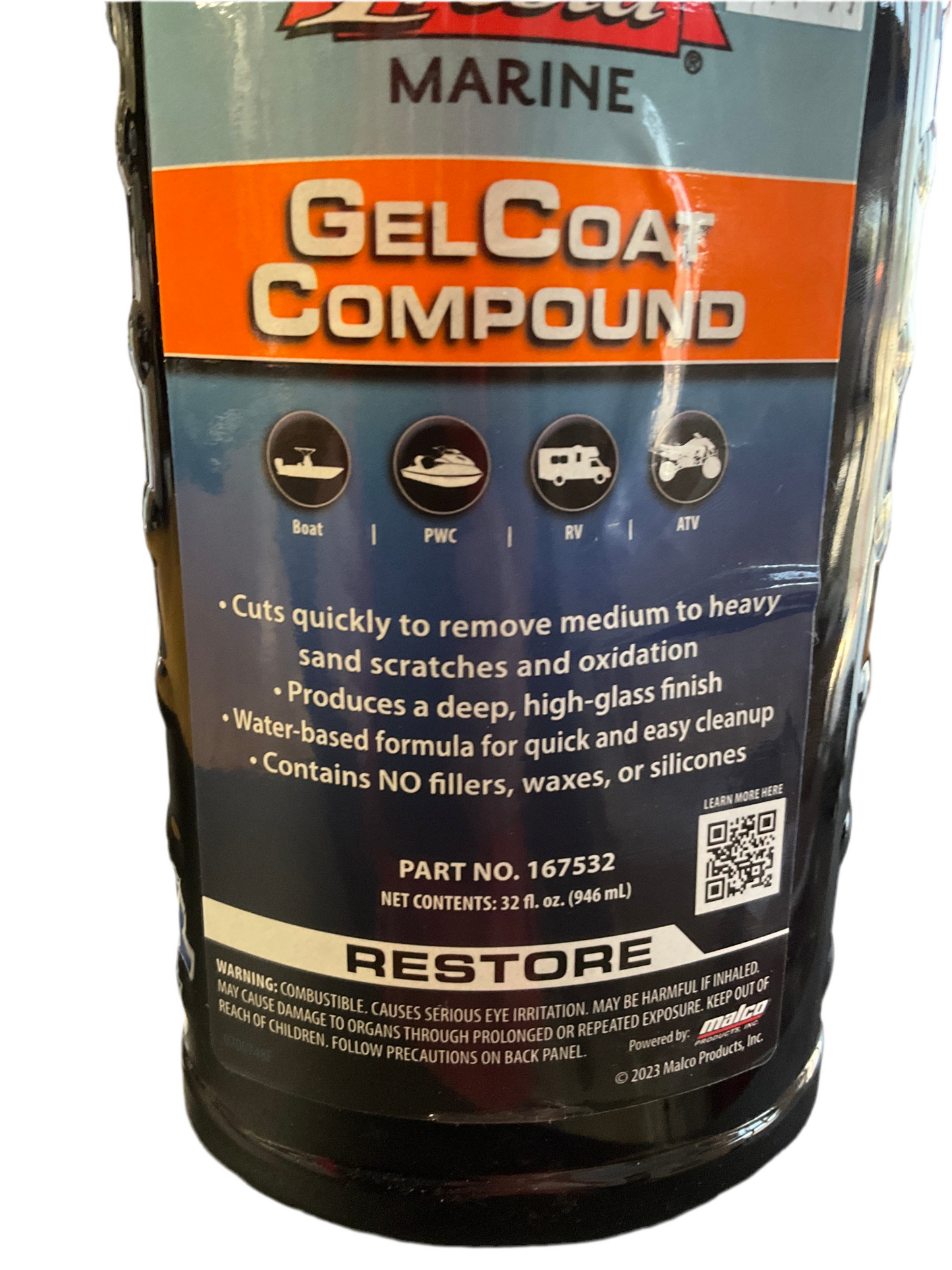 Presta GelCoat Compound Qt.
