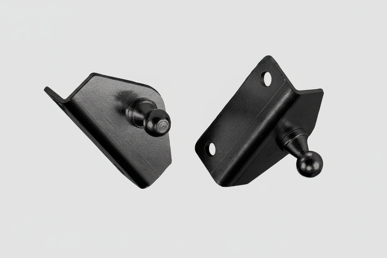 JR Products BR1015 Gas Spring Mounting Brackets - Angled, 2/pk