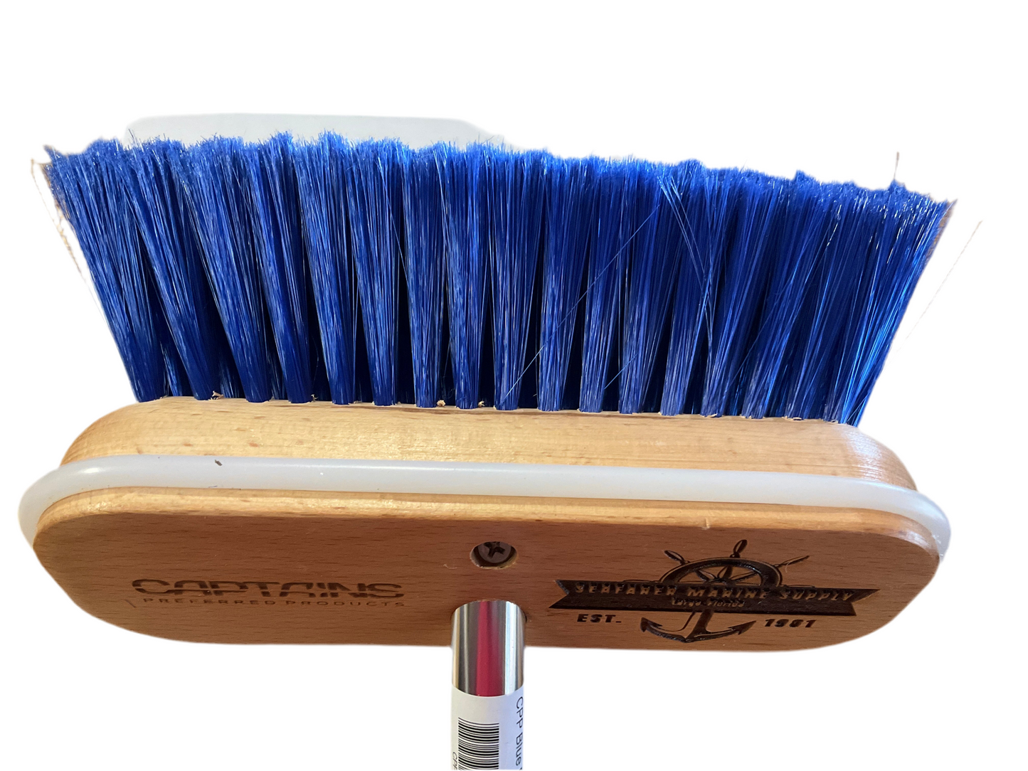 Super-Soft Bristle Boat Brush Head - 9" Blue