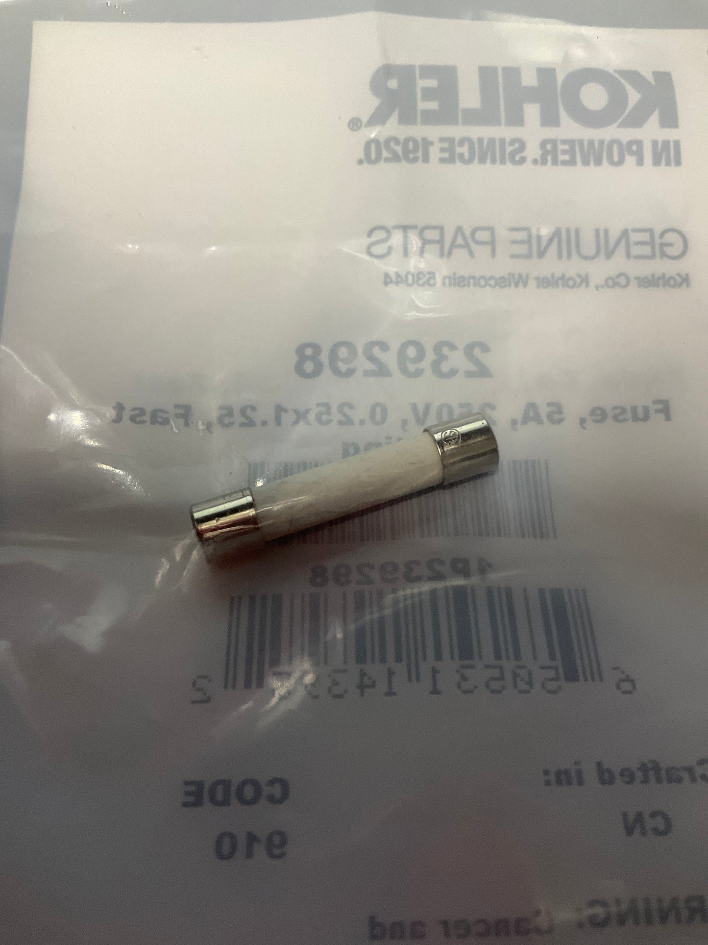 Fuse, 5 A, 250V 239298