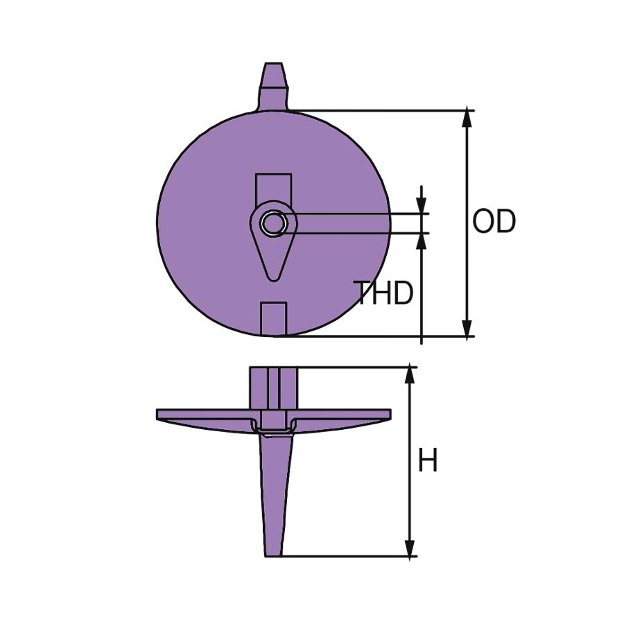 Martyr CM69L4537100Z Yamaha Trim Tab Anode, Zinc