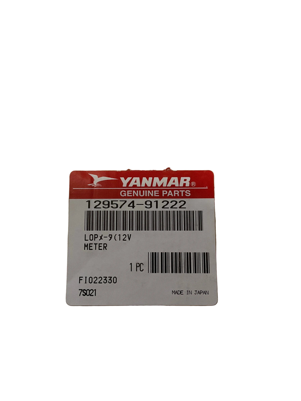 Yanmar 129574-91222 Oil Gauge