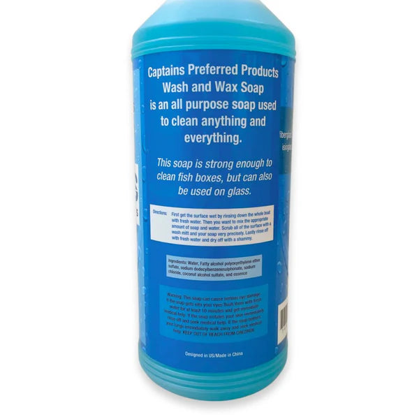 Captain's Fury Wash & Wax Boat Soap (1 Liter)