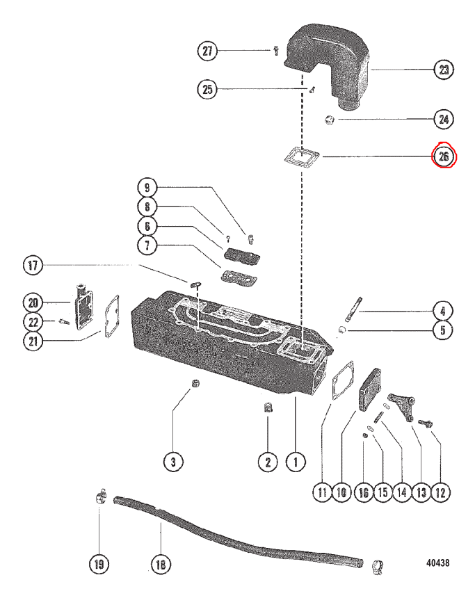 Gasket, Elbow, Super Gasket 310