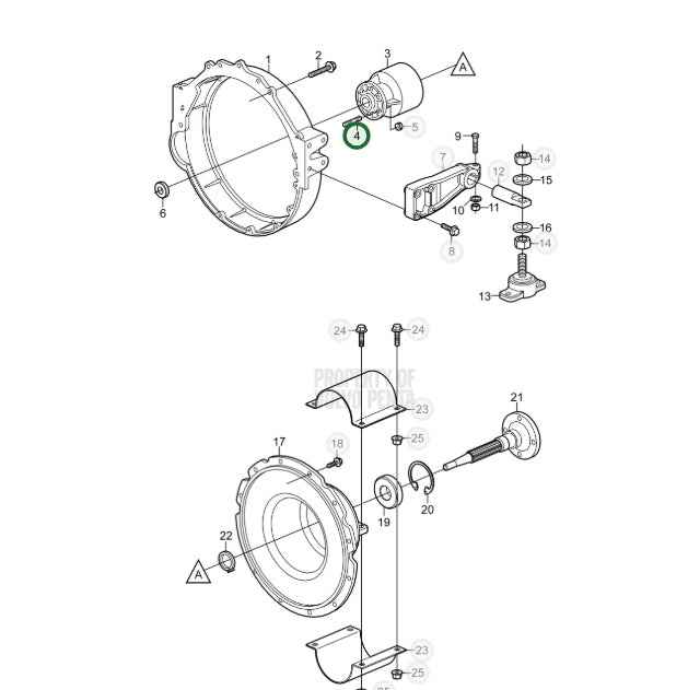 Stud, Volvo 3853274