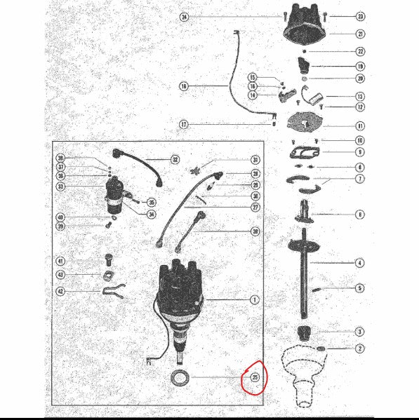 Dist. Gasket, Aqua Power 350