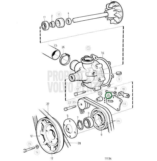 Screw, Hex, Volvo 955281, Replaced By 1328811, (NOS)